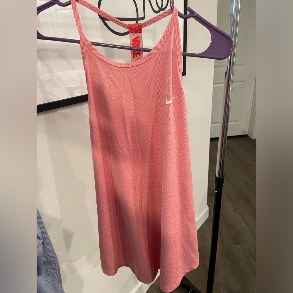 Nike pink halter dri fit racer back tank